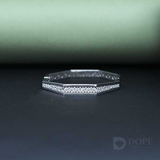 Marquise Cut Stiff Diamond Bracelet For Anniversary Gift Alternate View