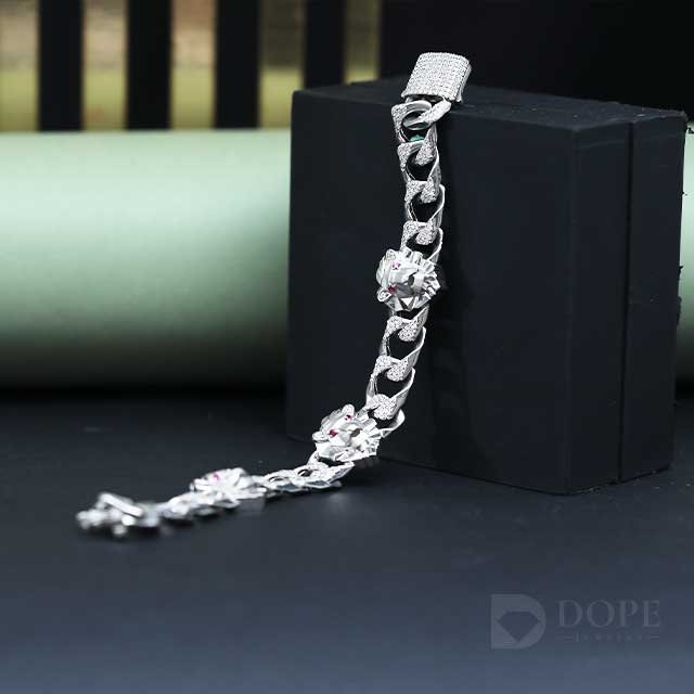 Men's Designer Hip Hop Diamond Bracelet
