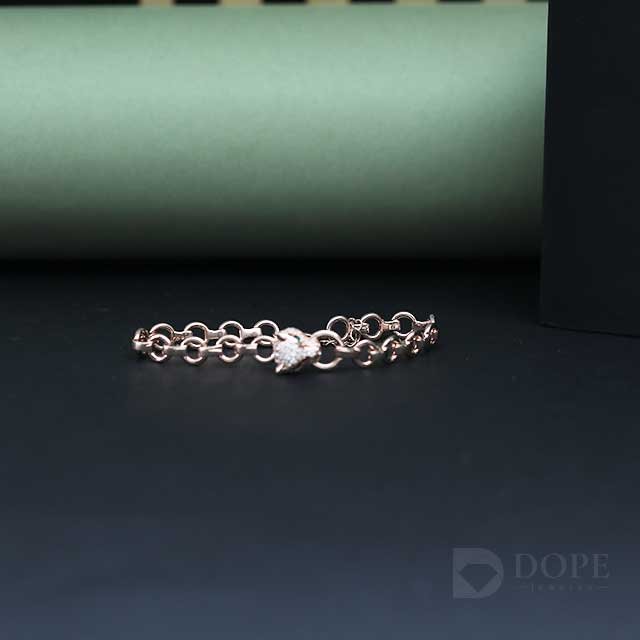 Stunning Trendy Hip Hop Diamond Bracelet Alternate View