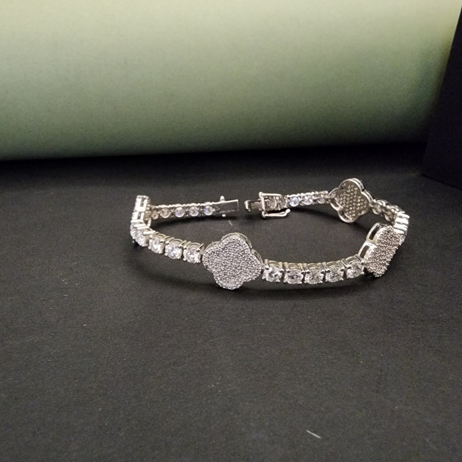 Fashionable Women's Engagement Diamond Bracelet Alternate View