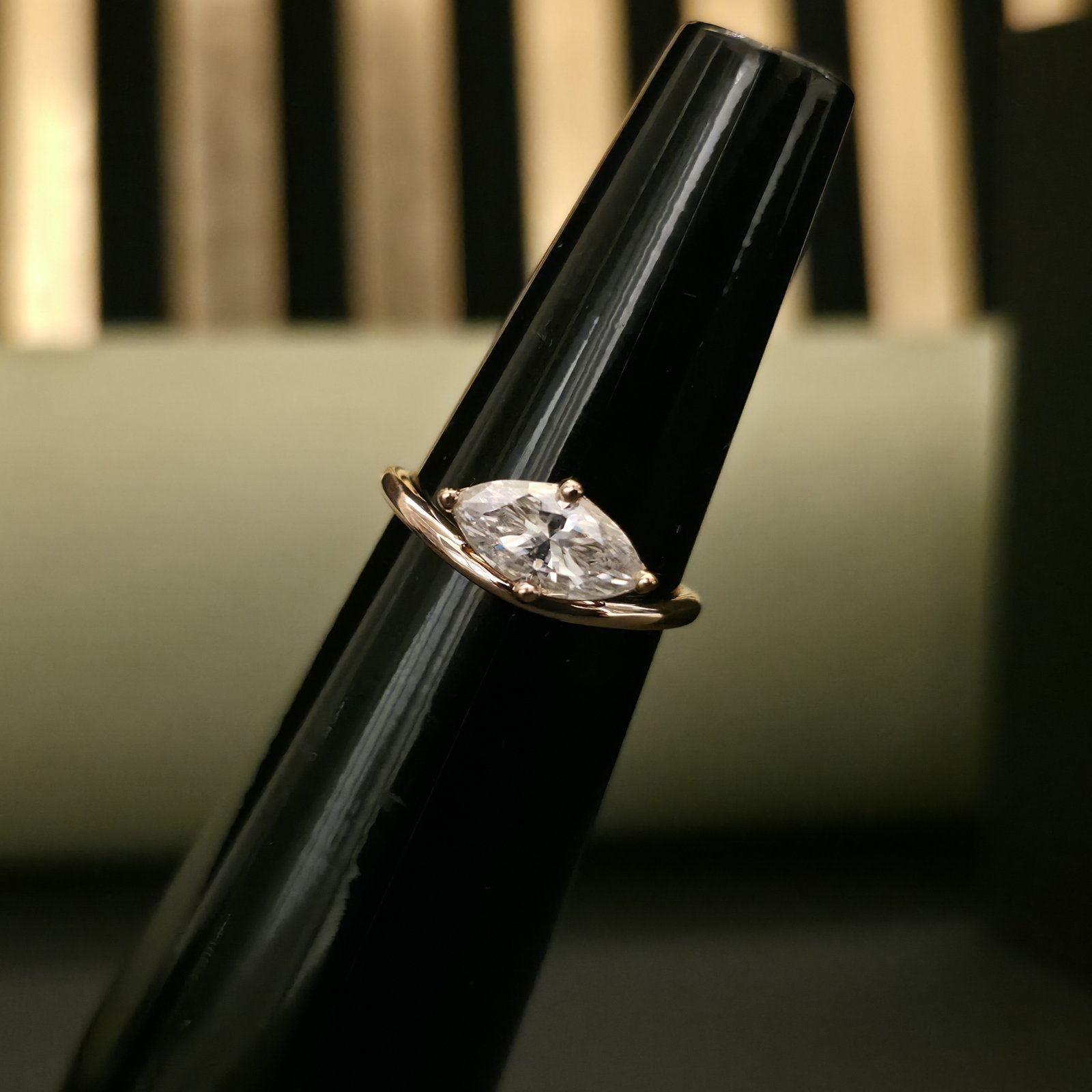 Stunning Marquise Lab Grown Diamond Ring