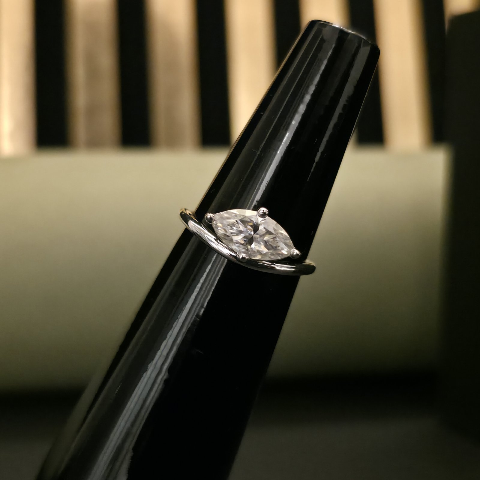 Elegant marquise Cut Lab Grown Diamond Ring