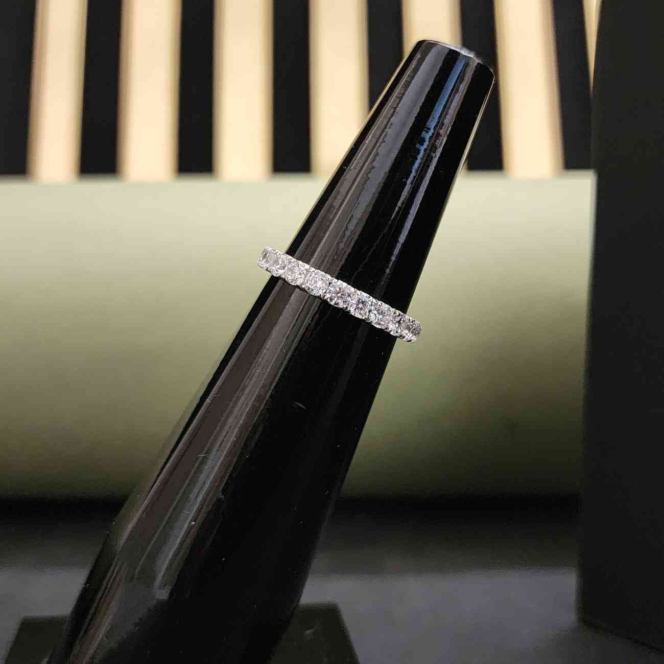Exclusive Round Cut Eternity Diamond Band