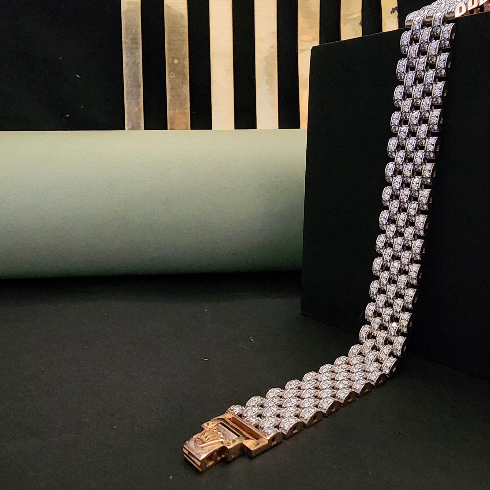 Luxury Unique Men's Tennis Diamond Bracelet For Bridal Jewelry Gift