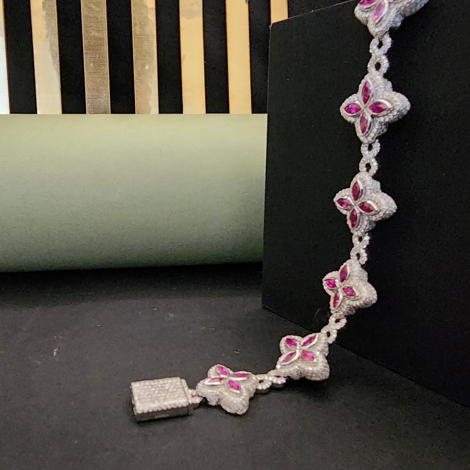 Elegant Designer Diamond Bracelet For Wedding Gift