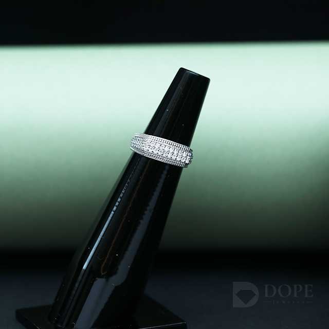 Unique Designer Men's Diamond Wedding Band