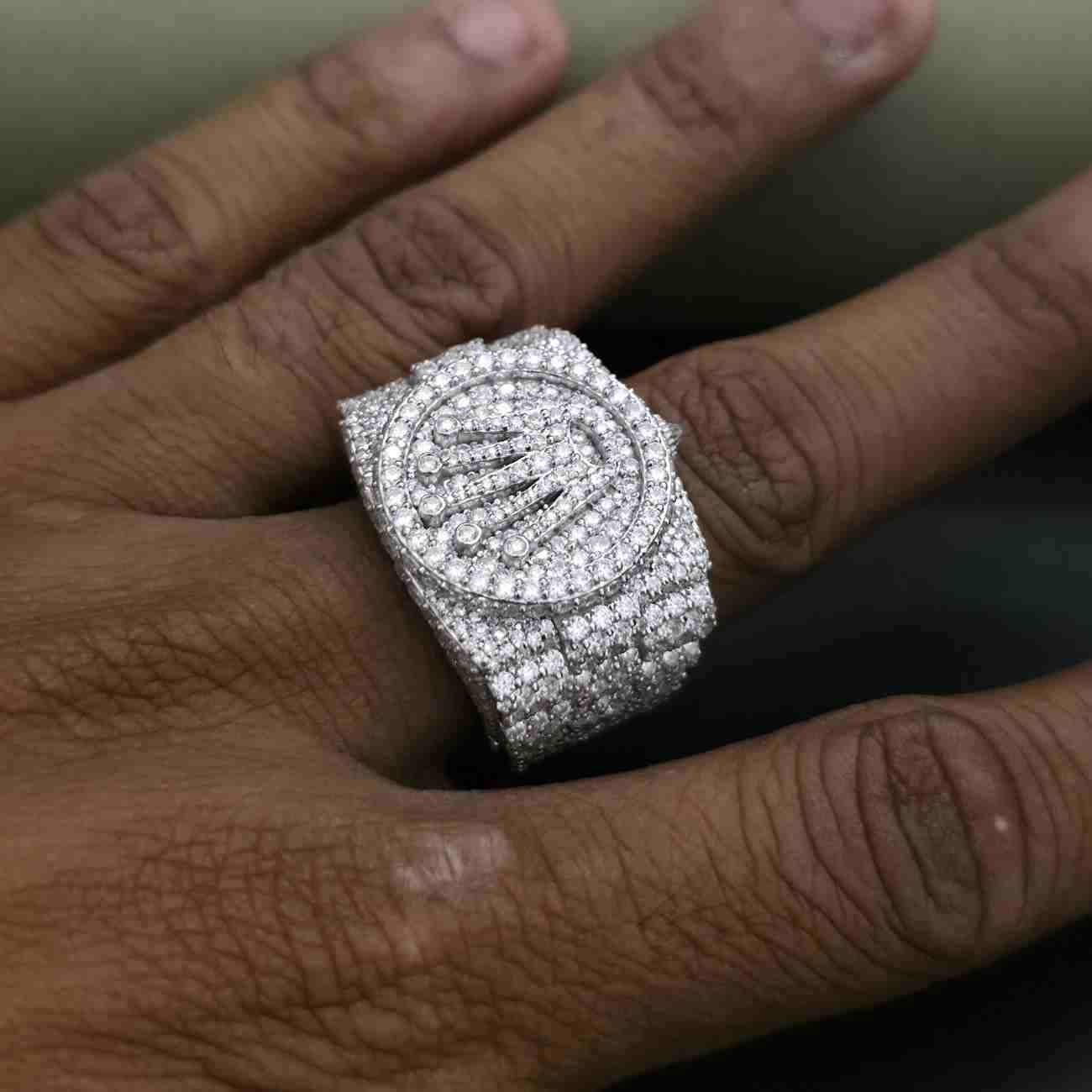 Designer Round Cut Vintage Lab Grown Diamond Ring Alternate View