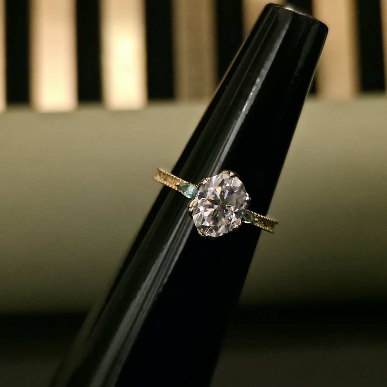 Exclusive Oval Cut Vintage Lab Grown Diamond Ring