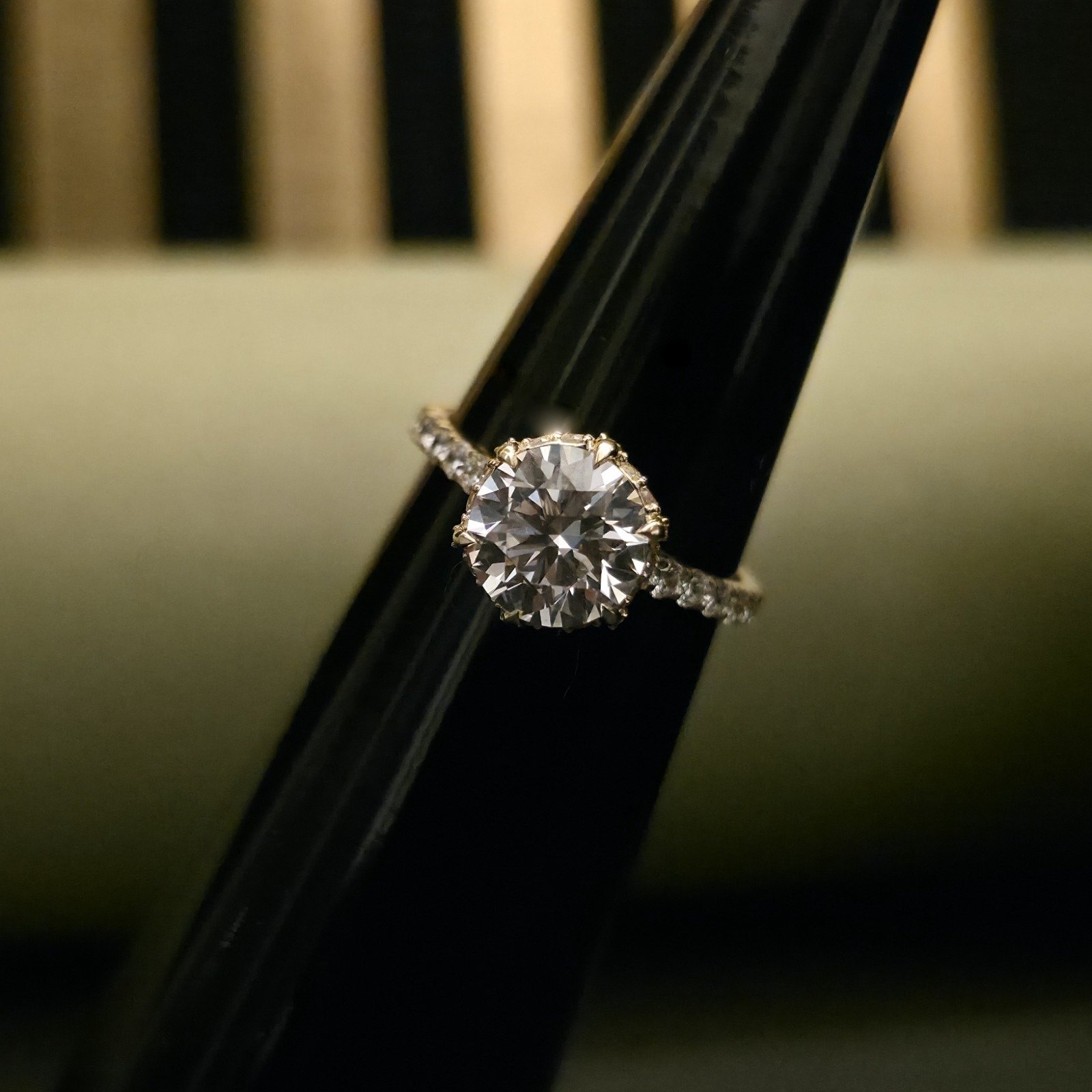 Classic Round Brilliant Cut Lab Grown Diamond Ring