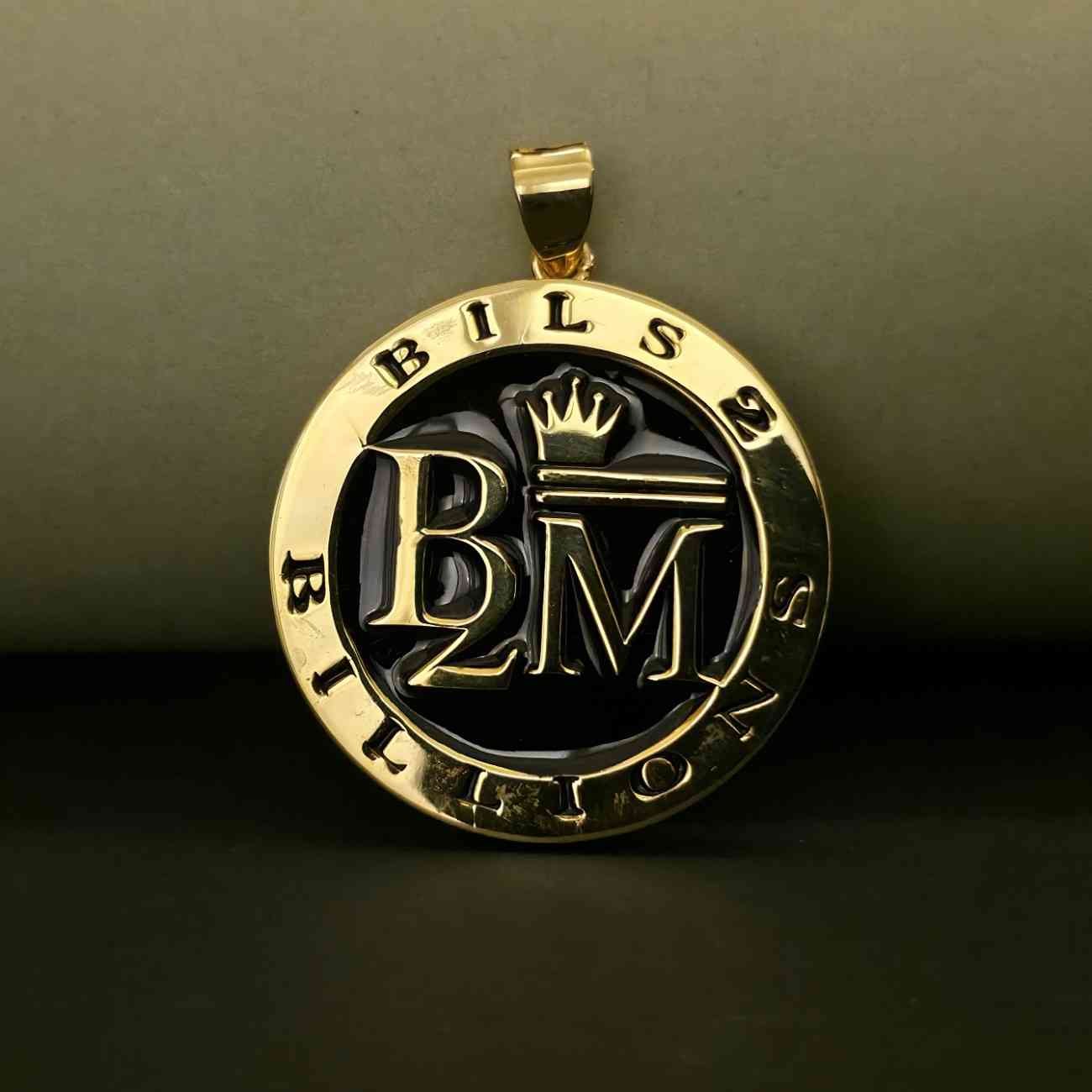 Customized B2M Letter Hip Hop Pendant