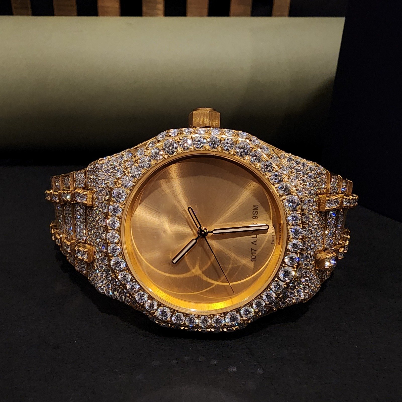 Men's Custom Full Iced Out Diamond Watch