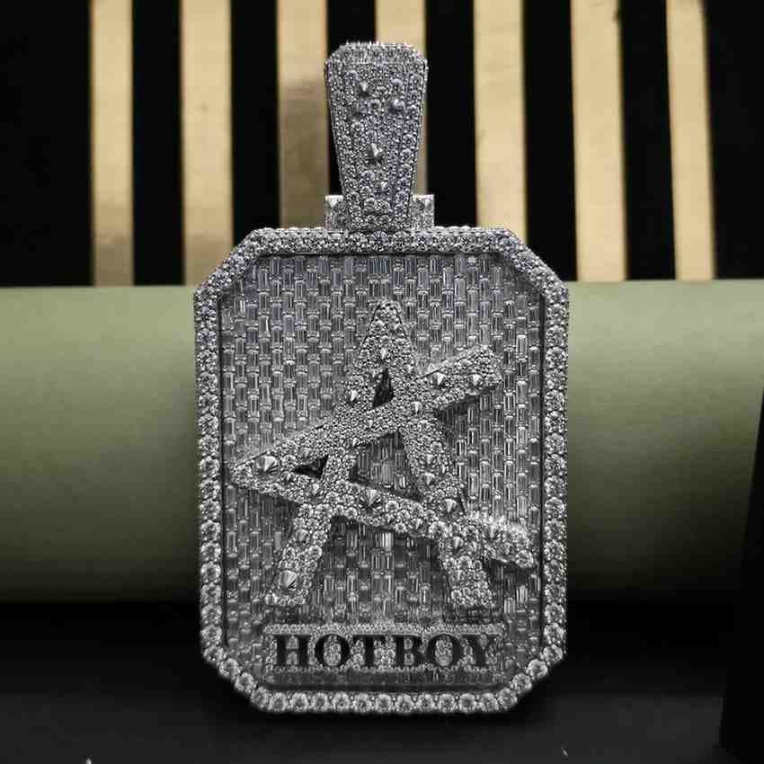Custom Iced Out HOTBOY Hip Hop Diamond Pendant