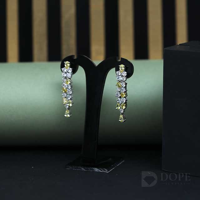Elegant Drop Designer Diamond Earring For Her Alternate View