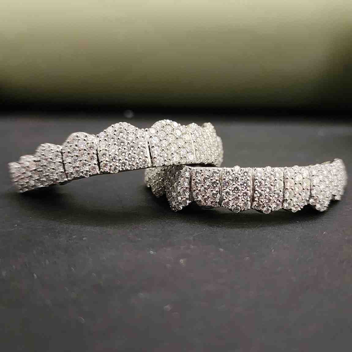 Custom Diamond Grillz Set – Iced Out Hip Hop Jewelry Alternate View